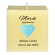 Birthstone 3-Inch Candle Image 4 of 13