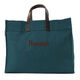 Personalized Teal Shopper Tote Image 1 of 2