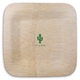 Desert Cactus Square Bamboo Plates Image 1 of 2
