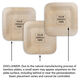 They're Engaged Square Bamboo Plates Image 2 of 2