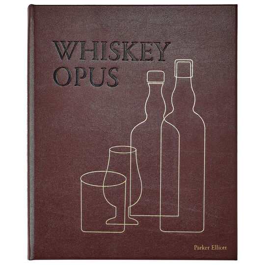 Whiskey Opus Personalized Leather Book