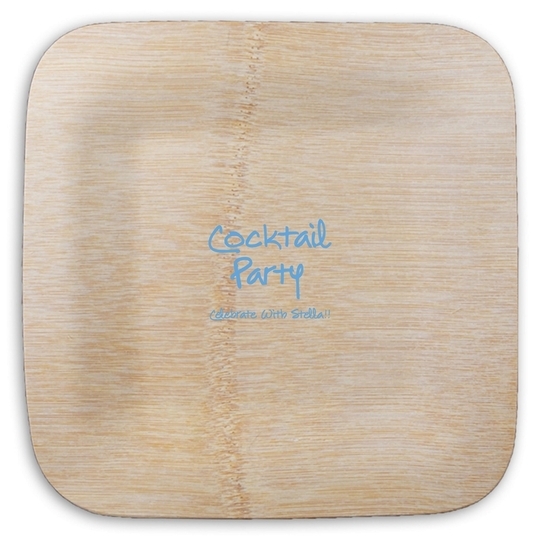 Studio Cocktail Party Square Bamboo Plates