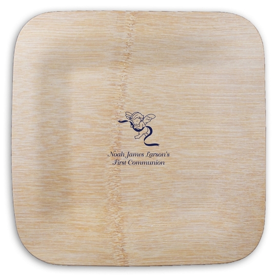  Square Bamboo Plates