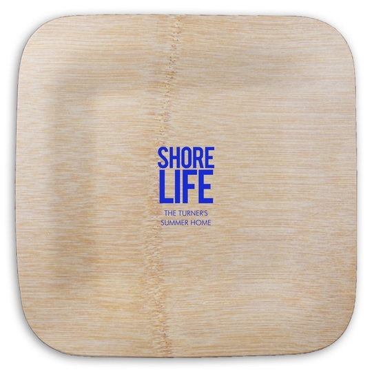  Square Bamboo Plates