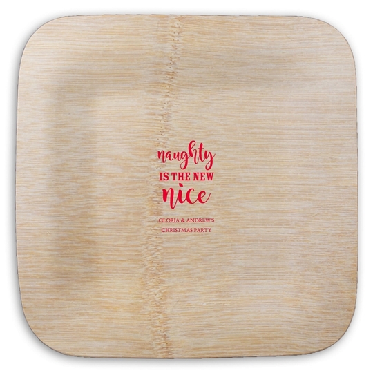  Square Bamboo Plates