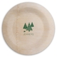 Modern Trees Round Bamboo Plates Image 1 of 2