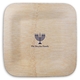 Lights of the Menorah Square Bamboo Plates Image 1 of 2