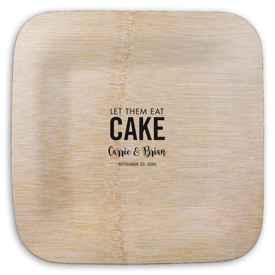  Square Bamboo Plates
