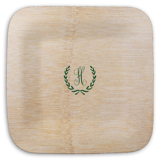  Square Bamboo Plates