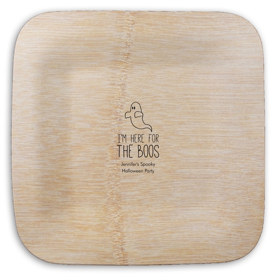  Square Bamboo Plates