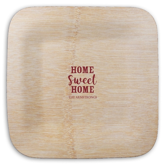  Square Bamboo Plates