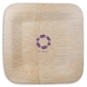 Hawaiian Lei Square Bamboo Plates Image 3 of 5