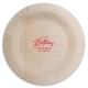 Happy Birthday Sophisticate Round Bamboo Plates Image 1 of 2