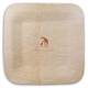 Giraffe Duo Square Bamboo Plates Image 1 of 2
