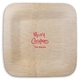 Fun Merry Christmas Square Bamboo Plates Image 1 of 2