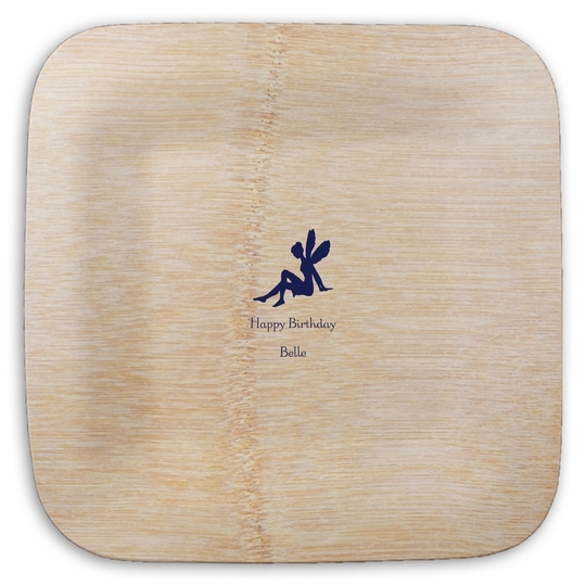  Square Bamboo Plates