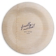 Expressive Script Finally Married Round Bamboo Plates Image 1 of 2