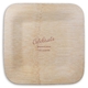 Expressive Script Celebrate Square Bamboo Plates Image 6 of 6
