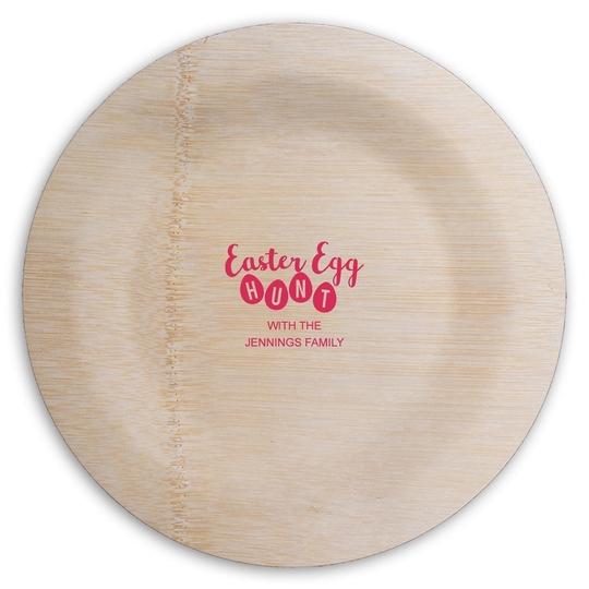  Round Bamboo Plates