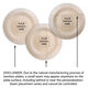 Decorated Easter Eggs Round Bamboo Plates Image 2 of 2