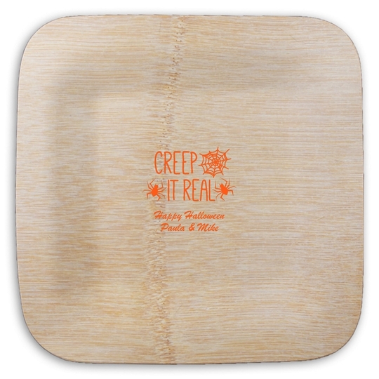  Square Bamboo Plates