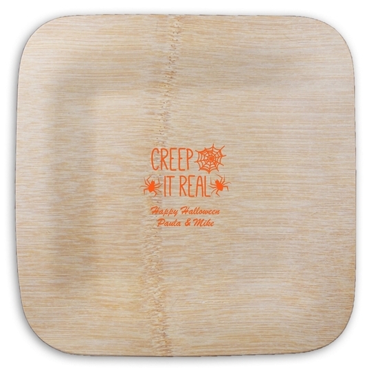Creep It Real Square Bamboo Plates