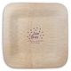 Confetti Dots True Love Square Bamboo Plates Image 1 of 3