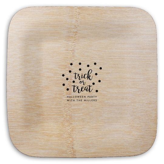  Square Bamboo Plates