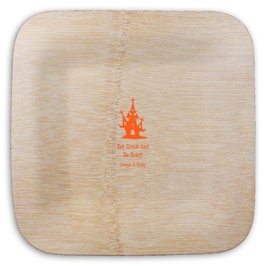  Square Bamboo Plates