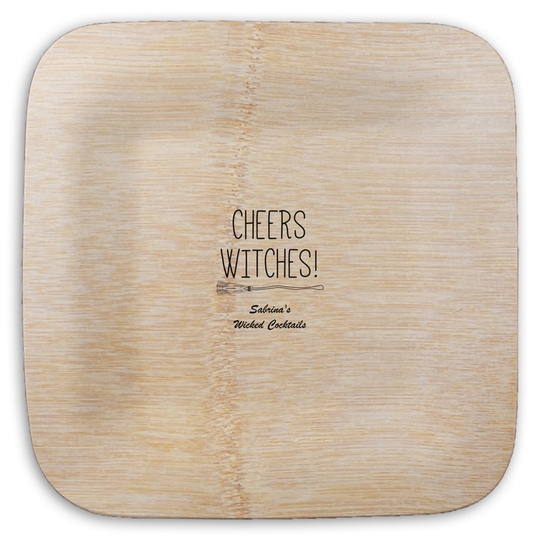  Square Bamboo Plates