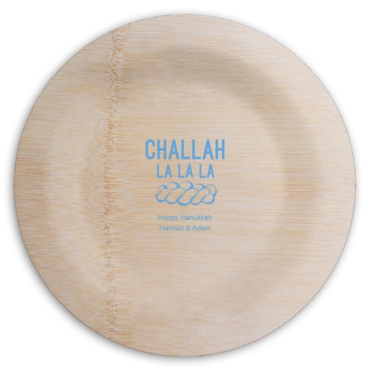  Round Bamboo Plates