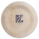 Bold Best Day Ever Round Bamboo Plates Image 6 of 7