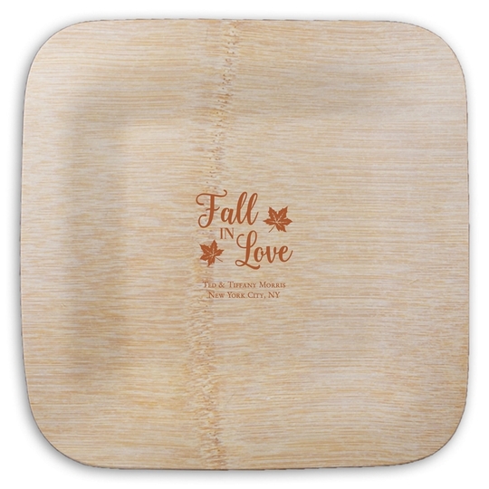  Square Bamboo Plates