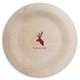 Deer Buck Round Bamboo Plates Image 4 of 4