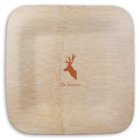  Square Bamboo Plates
