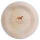 Galloping Horse Round Bamboo Plates Image 1 of 2