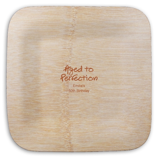  Square Bamboo Plates
