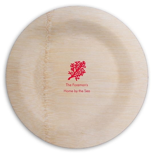 Coral Reef Round Bamboo Plates