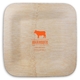 BBQ Cow Square Bamboo Plates Image 5 of 5