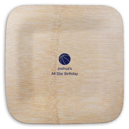  Square Bamboo Plates
