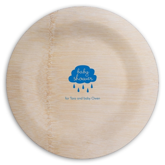  Round Bamboo Plates