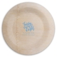 Calligraphy Happy Easter Round Bamboo Plates Image 1 of 2