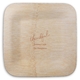 Expressive Script Thankful Square Bamboo Plates Image 1 of 2