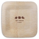 Football Turkey Pie Square Bamboo Plates Image 1 of 2