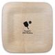 Pickleball Paddle Square Bamboo Plates Image 1 of 2