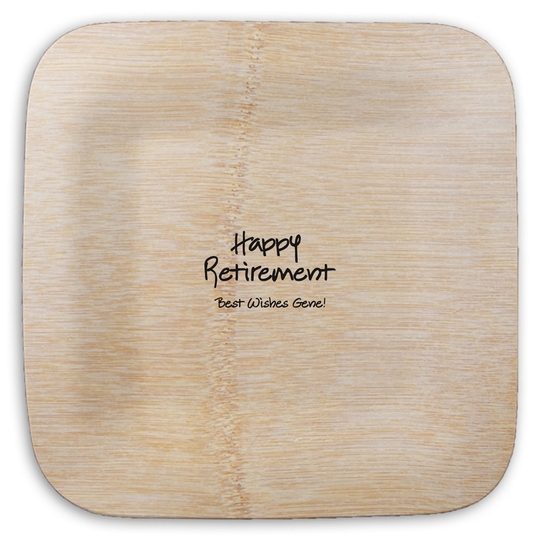  Square Bamboo Plates