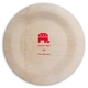 Patriotic Elephant Round Bamboo Plates Image 1 of 2