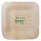 Modern Martini Square Bamboo Plates Image 1 of 2