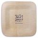 Let It Snow Square Bamboo Plates Image 1 of 2