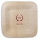 Large Initial Antlers Square Bamboo Plates Image 1 of 2